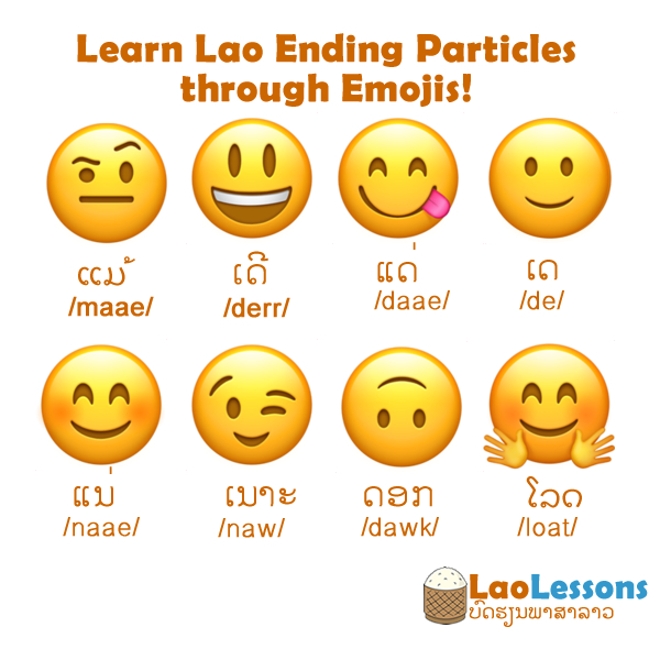 Learn Lao Ending Particles